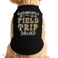 Kindergarten History Museum Field Trip Squad Teacher Doggie Tank thumb 0