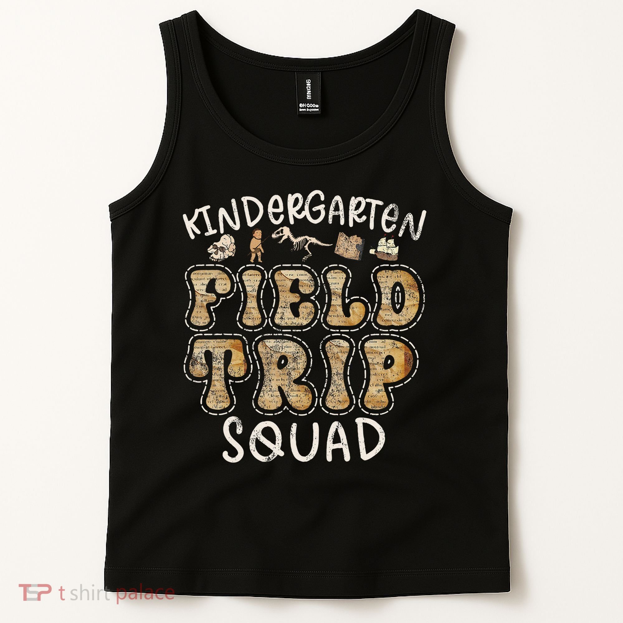 Kindergarten History Museum Field Trip Squad Teacher Tank Top