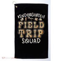 Kindergarten History Museum Field Trip Squad Teacher Golf Towel thumb 0