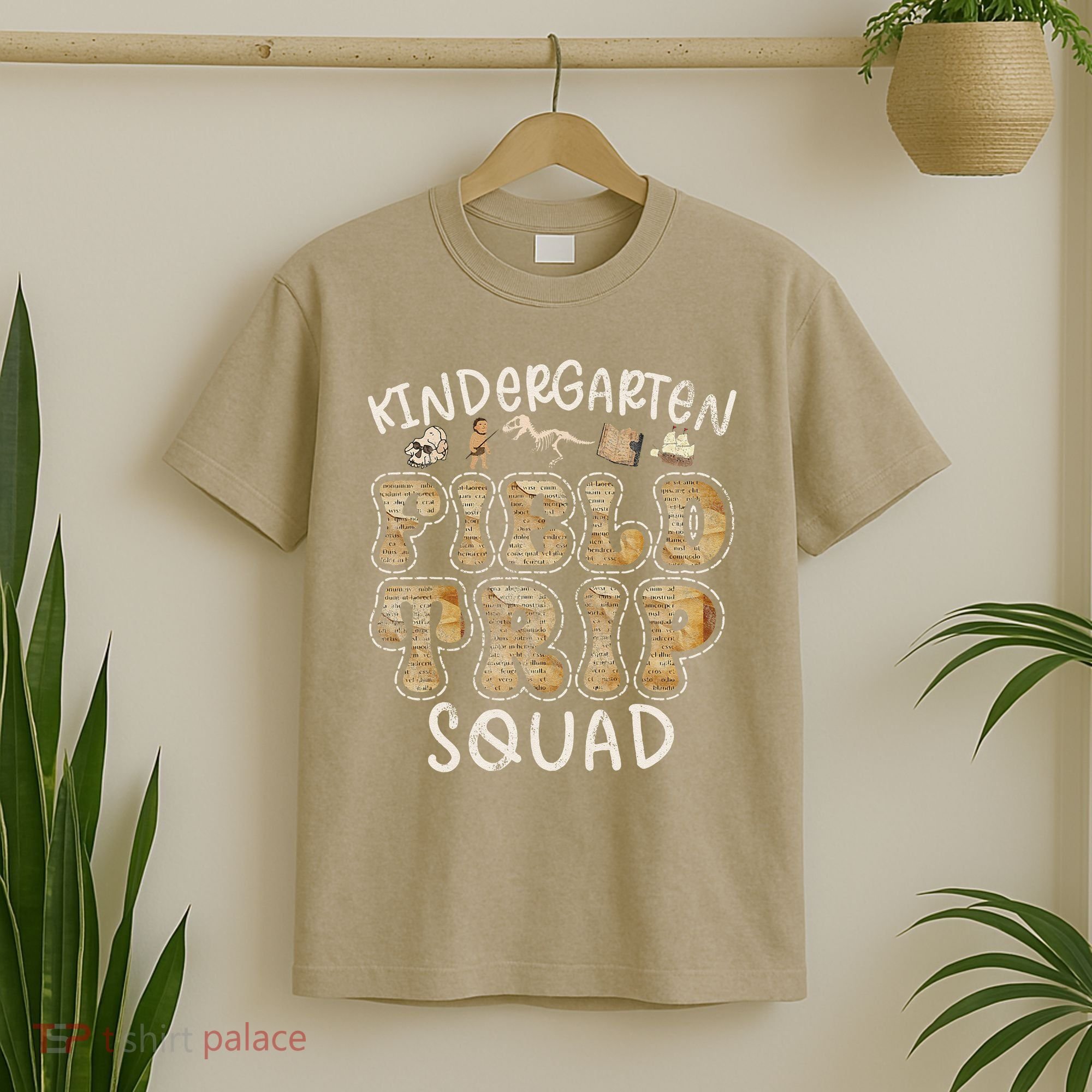 Kindergarten History Museum Field Trip Squad Teacher T-Shirt