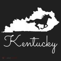 Kentucky Horse Map State Women's Sweatshirt thumb 2