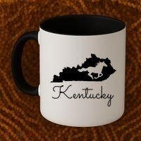 Kentucky Horse Map State Coffee Mug thumb 2