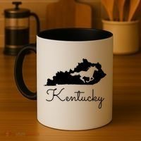 Kentucky Horse Map State Coffee Mug thumb 4