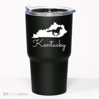 Kentucky Horse Map State Tumbler thumb 0
