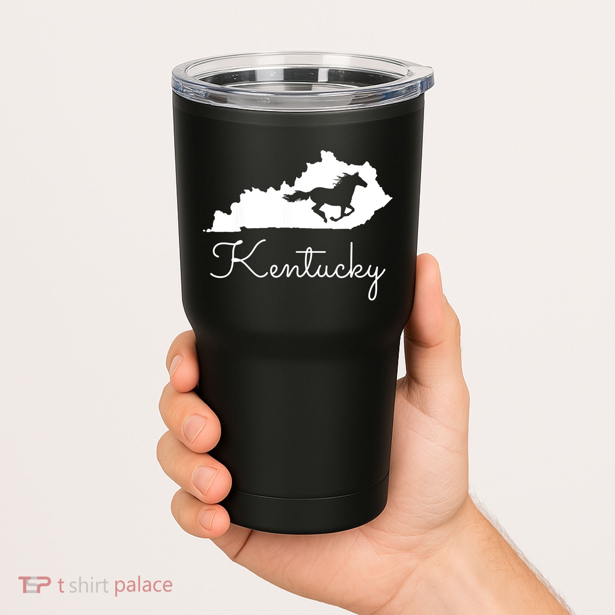 Kentucky Horse Map State Tumbler