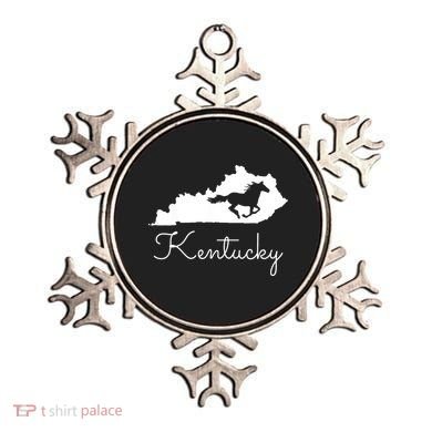 Kentucky Horse Map State Ornament