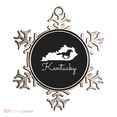 Kentucky Horse Map State Ornament