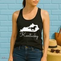Kentucky Horse Map State Women's Tank Top thumb 2