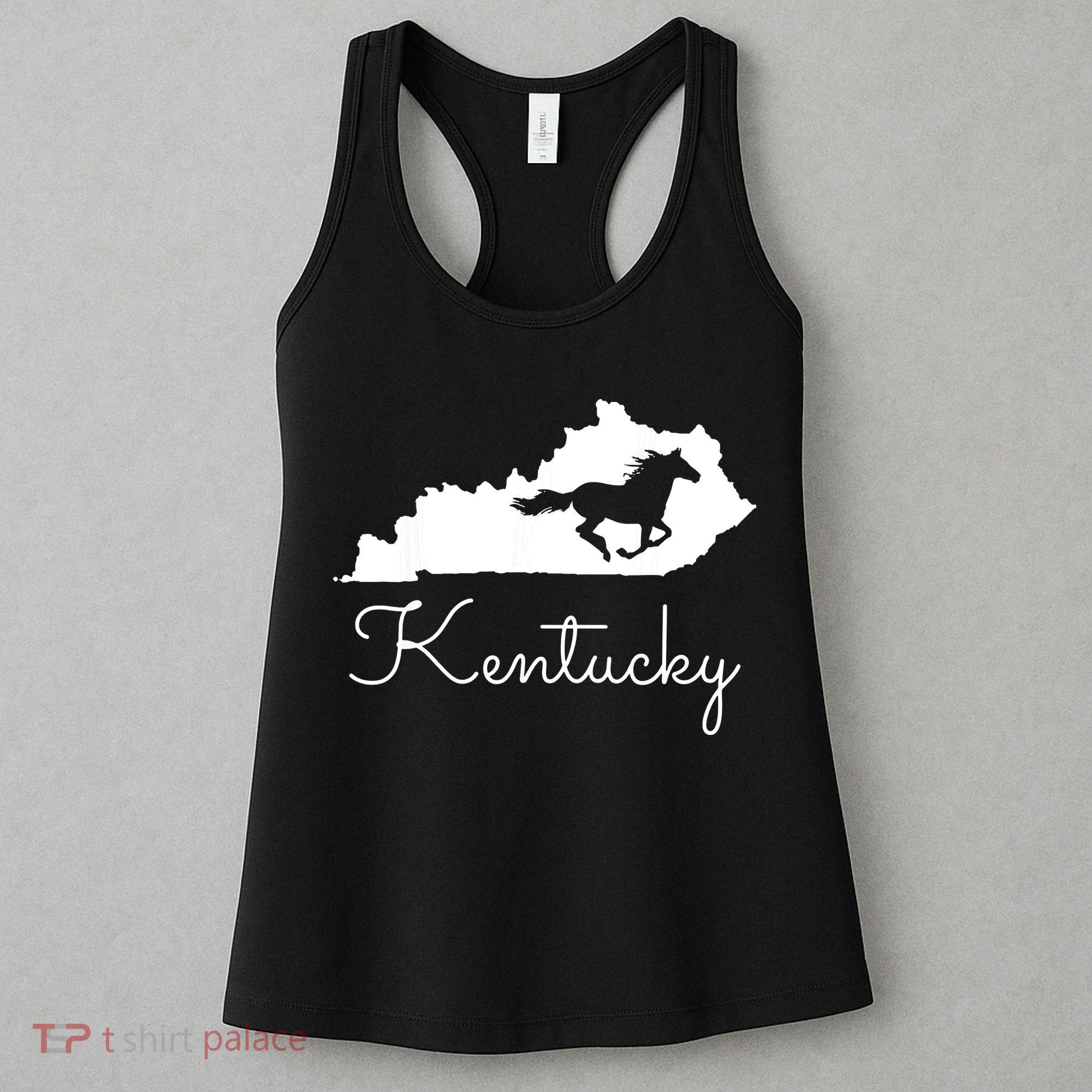 Kentucky Horse Map State Women's Tank Top