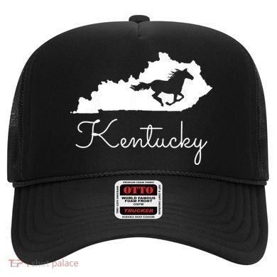 Kentucky Horse Map State Hat