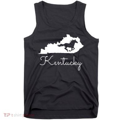 Kentucky Horse Map State Tank Top