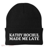 Kathy Hochul Made Me Late Beanie thumb 0