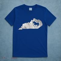 Kentucky Horse Map Horseback Riding Equestrian Racing Gift T-Shirt thumb 5