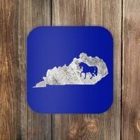 Kentucky Horse Map Horseback Riding Equestrian Racing Gift Coaster thumb 0