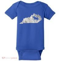 Kentucky Horse Map Horseback Riding Equestrian Racing Gift Baby Bodysuit thumb 0