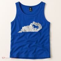 Kentucky Horse Map Horseback Riding Equestrian Racing Gift Tank Top thumb 2