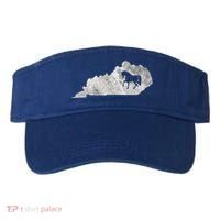 Kentucky Horse Map Horseback Riding Equestrian Racing Gift Visor thumb 0