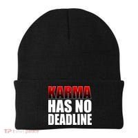 Karma Has No Deadline Beanie thumb 0