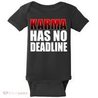 Karma Has No Deadline Baby Bodysuit thumb 0