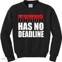 Karma Has No Deadline Kids Sweatshirt thumb 0