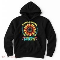 Kamala Harris Peace Love Equality Hope Diversity Hoodie thumb 0