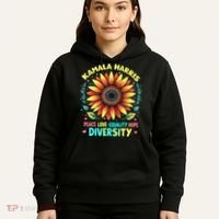 Kamala Harris Peace Love Equality Hope Diversity Hoodie thumb 5