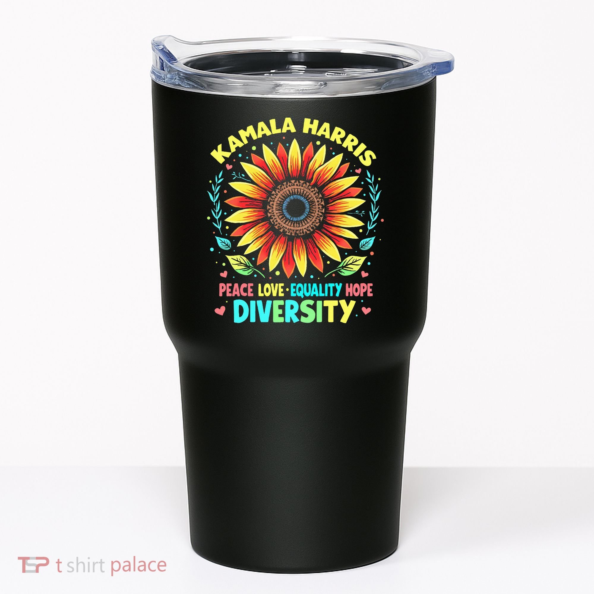 Kamala Harris Peace Love Equality Hope Diversity Tumbler