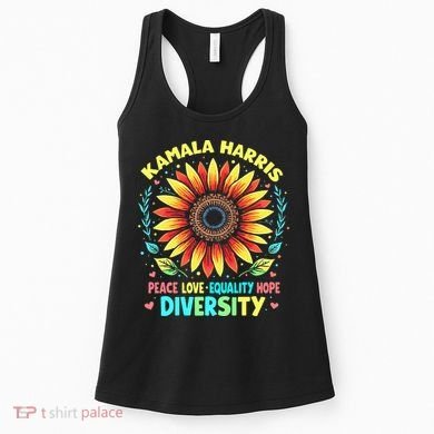 Kamala Harris Peace Love Equality Hope Diversity Women's Tank Top