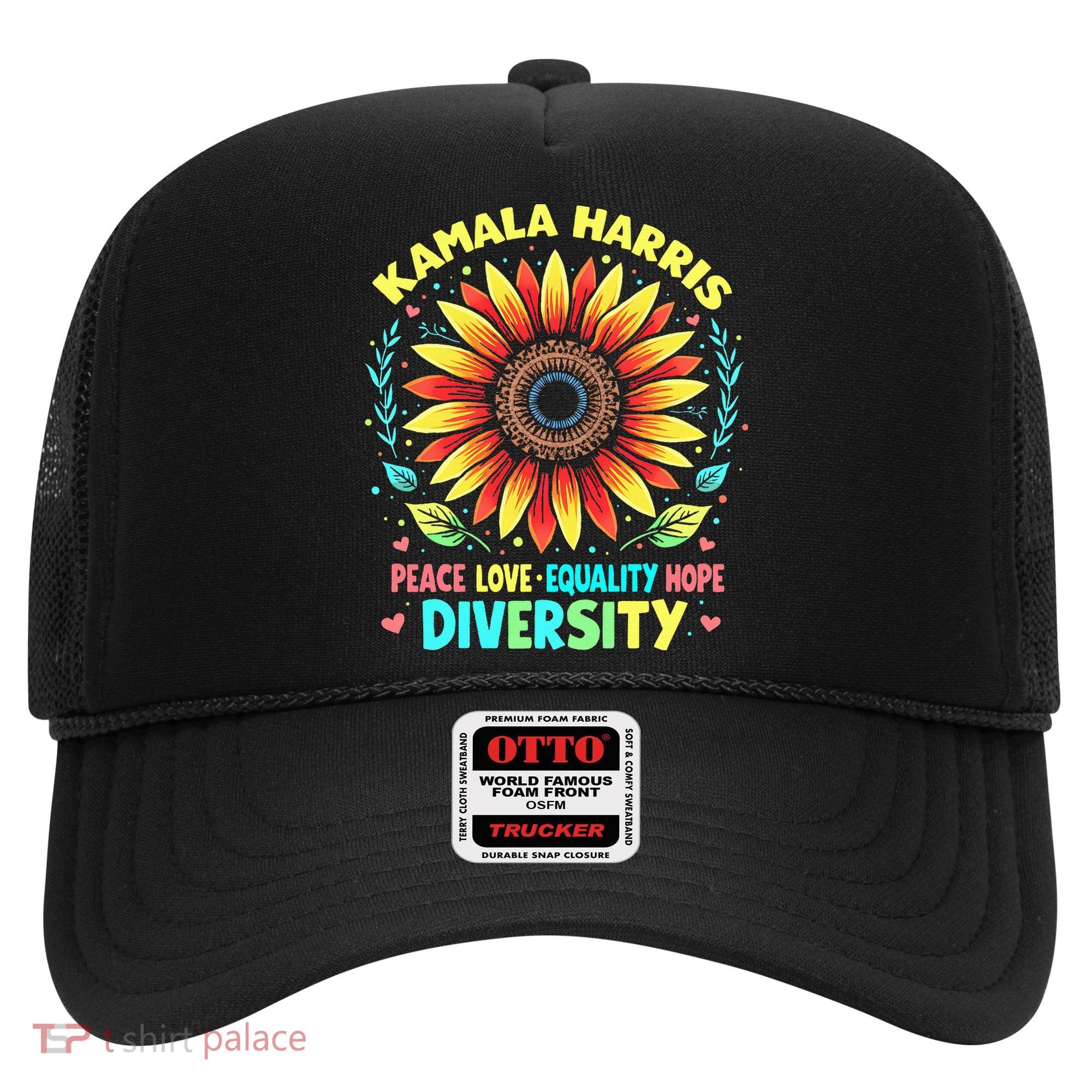 Kamala Harris Peace Love Equality Hope Diversity Hat