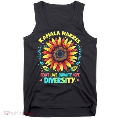 Kamala Harris Peace Love Equality Hope Diversity Tank Top