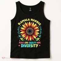 Kamala Harris Peace Love Equality Hope Diversity Tank Top thumb 2