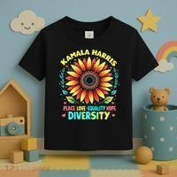 Kamala Harris Peace Love Equality Hope Diversity Toddler T-Shirt thumb 3