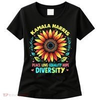 Kamala Harris Peace Love Equality Hope Diversity Women's T-Shirt thumb 0