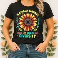 Kamala Harris Peace Love Equality Hope Diversity Women's T-Shirt thumb 2