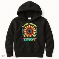 Kamala Harris Peace Love Equality Hope Diversity Kids Hoodie thumb 0