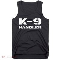 K9 Handler Police Dog Trainer K9 Unit Officer Canine Team Tank Top thumb 0