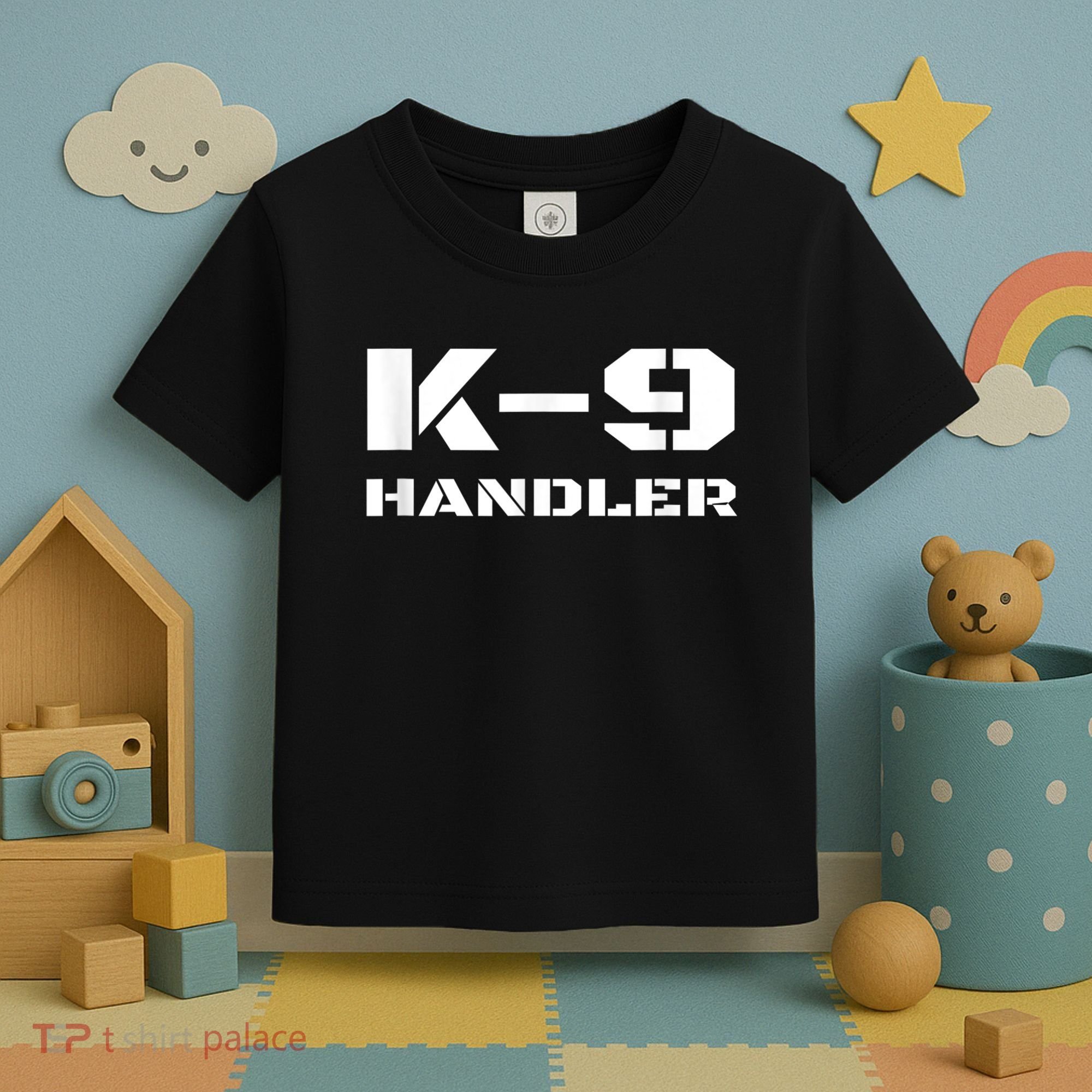 K9 Handler Police Dog Trainer K9 Unit Officer Canine Team Toddler T-Shirt