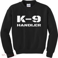 K9 Handler Police Dog Trainer K9 Unit Officer Canine Team Kids Sweatshirt thumb 0