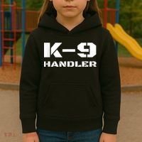 K9 Handler Police Dog Trainer K9 Unit Officer Canine Team Kids Hoodie thumb 3