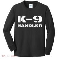K9 Handler Police Dog Trainer K9 Unit Officer Canine Team Kids Long Sleeve Shirt thumb 0