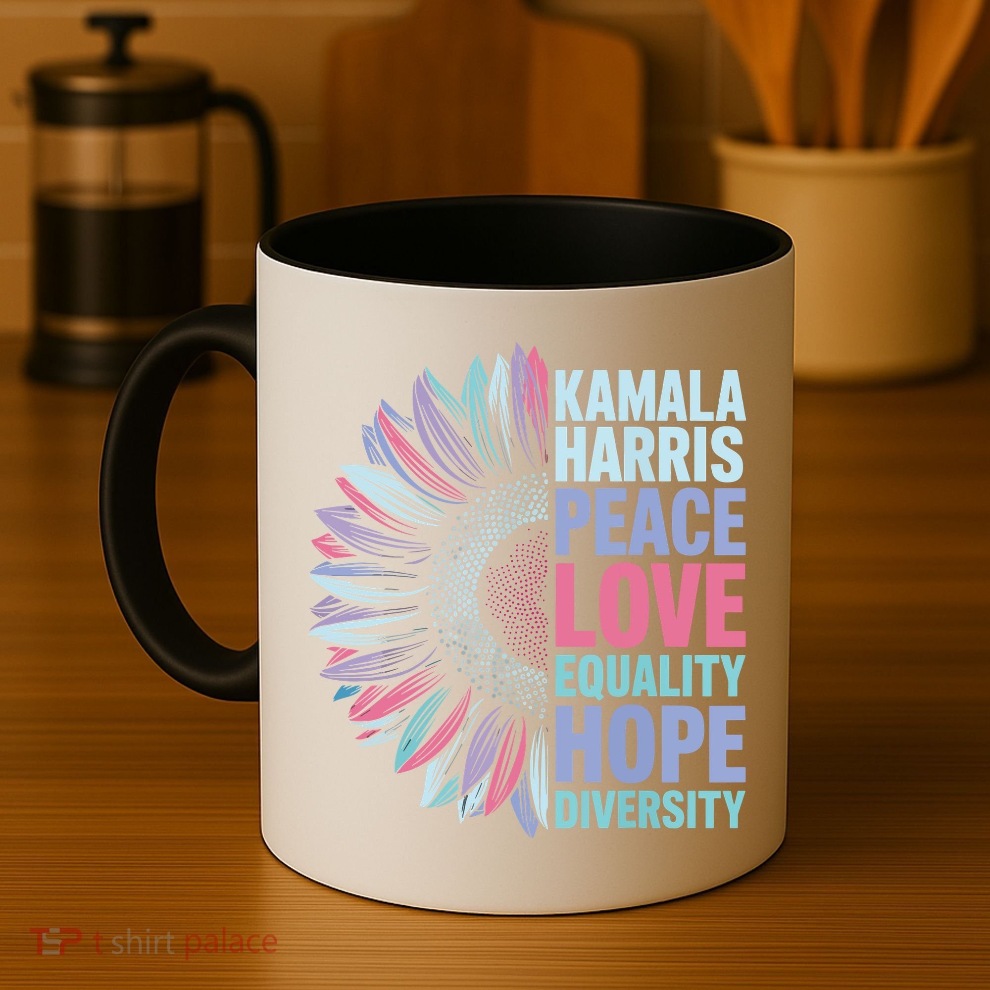 Kamala Harris Peace Love Equality Hope Diversity Coffee Mug