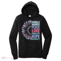 Kamala Harris Peace Love Equality Hope Diversity Women's Hoodie thumb 0