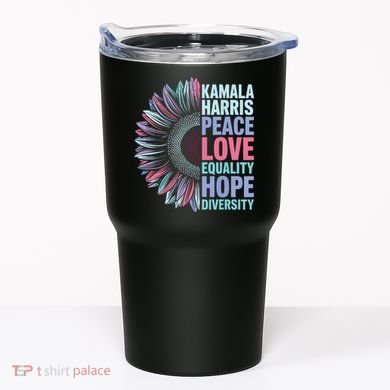 Kamala Harris Peace Love Equality Hope Diversity Tumbler
