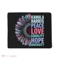 Kamala Harris Peace Love Equality Hope Diversity Mousepad thumb 0