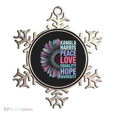 Kamala Harris Peace Love Equality Hope Diversity Ornament