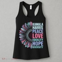 Kamala Harris Peace Love Equality Hope Diversity Women's Tank Top thumb 3