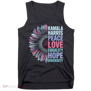 Kamala Harris Peace Love Equality Hope Diversity Tank Top