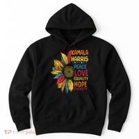 Kamala Harris Peace Love Equality Hope Diversity Hoodie thumb 0