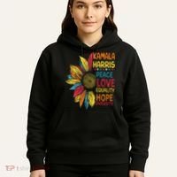 Kamala Harris Peace Love Equality Hope Diversity Hoodie thumb 5