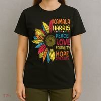 Kamala Harris Peace Love Equality Hope Diversity T-Shirt thumb 4